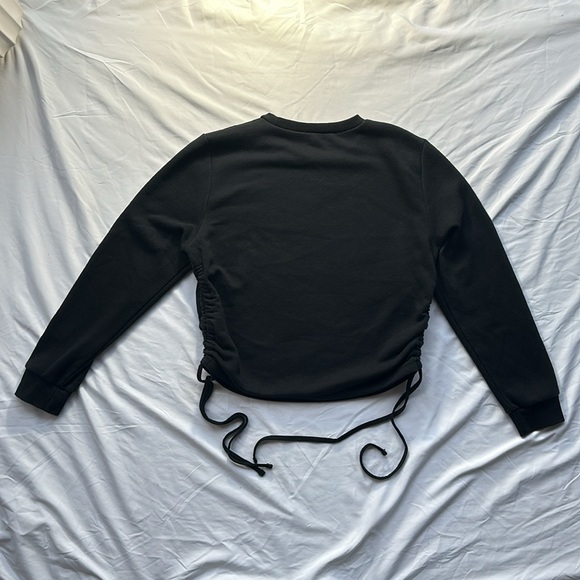 Cropped Zara long sleeve sweater top - Sz L - Picture 2 of 3